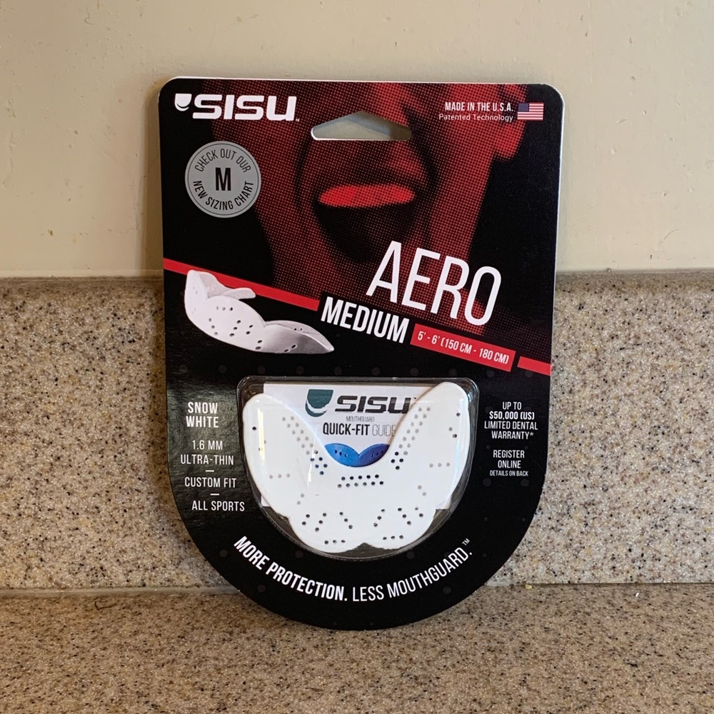 SISU Aero Sports White Mouthguard